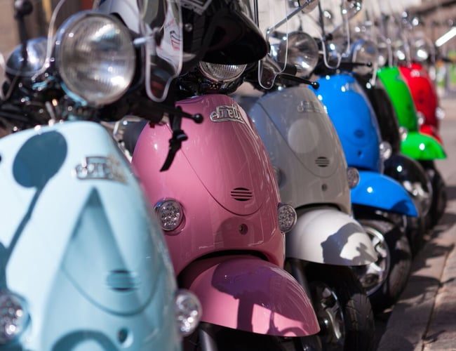 Nye El-Scootere. Til udlejning, guidede ture, events mv.