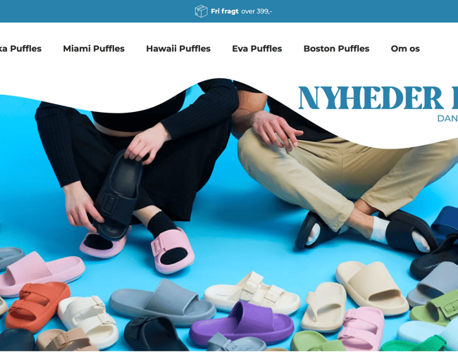 Webshop med 466 ordrer de seneste 60 dage tilsalg