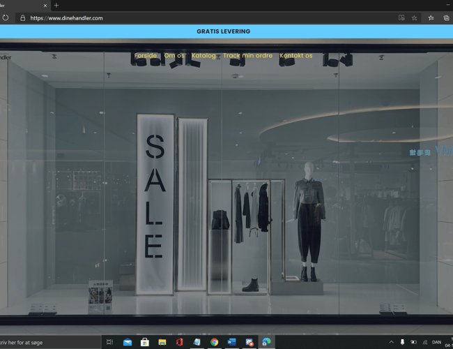 Køreklar dropshipping side med alt inkluderet