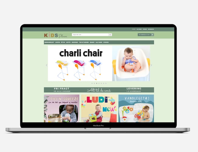 Superflot Børne webshop sælges, god pris ved hurtig handel.