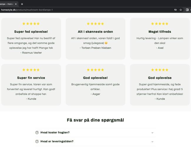 HOMESTYLE l 100% køreklar dropshipping hjemmeside til salg