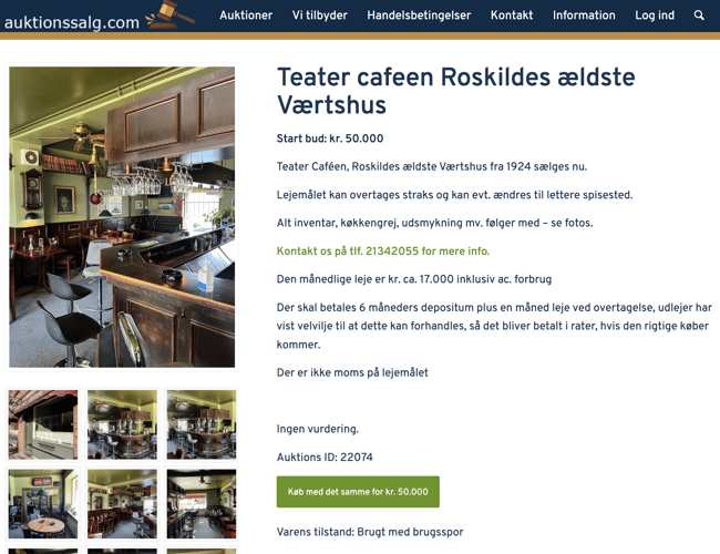 Portal med salg af konkursboer - Søger partner