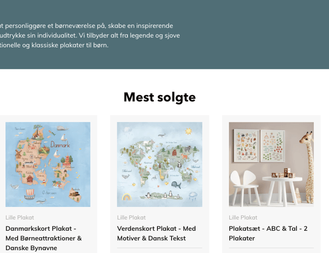 Lilleplakat.dk – Danmarks bedste sortiment af højdemålere og plakater til børn