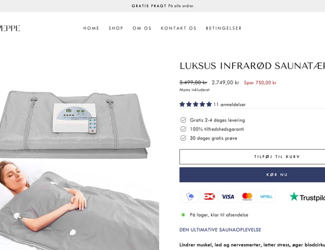 Sælger køreklar dropshipping webshop