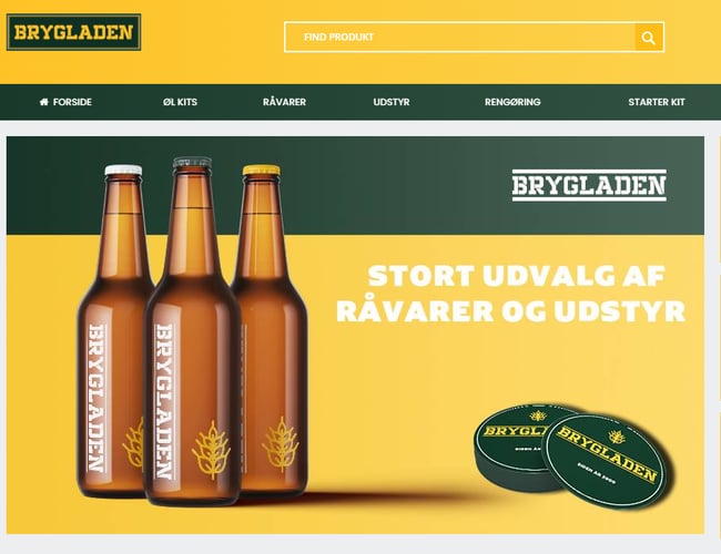 Danmarks ældste webshop med udstyr og råvare til ølbrygning