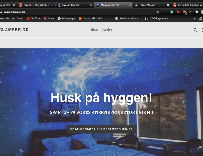 Magiclamper.dk massere af mulighed for vækst! - omsat for cirka 17.000 kr.