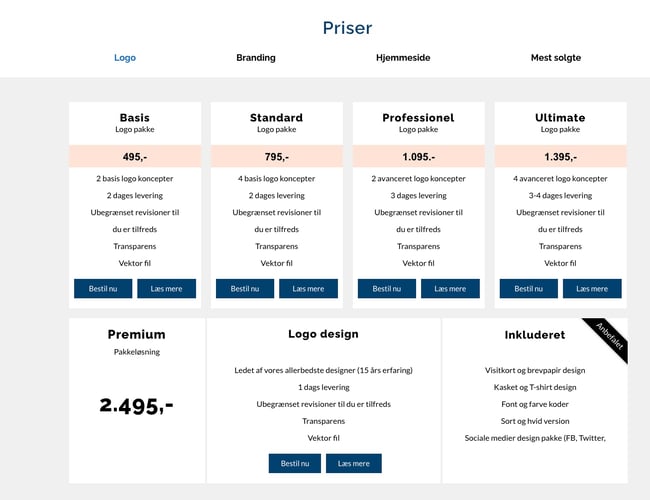 Nordic Logo - B2B salg som specialisere sig indenfor logo design