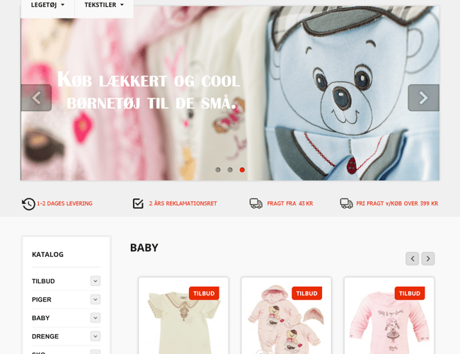 lillepus.dk - Webshop med børnetøj, legetøj, sko og udstyr