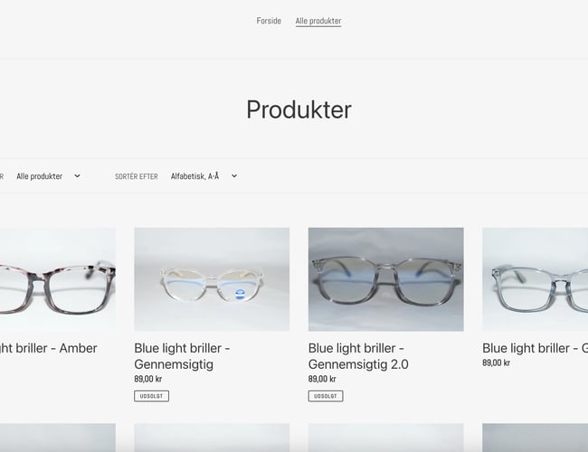 Salg af webshop