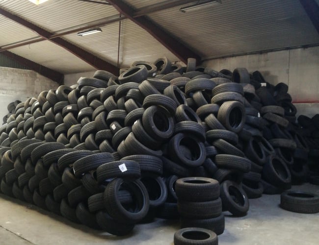 Indsamlingsvirksomhed indenfor brugte dæk - Omsætning 1.700.000 kr. - Ugentligt 4 nye kunder