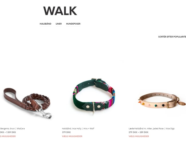 Smuk shop til den stilfulde hundeejer - omsat for 42.260 kr.