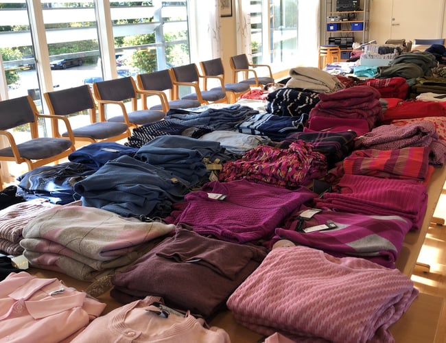Kørende tøjbutik