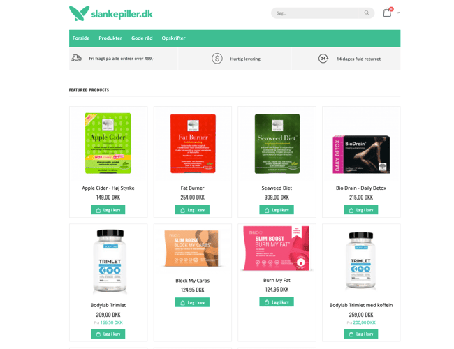 2 kosttilskuds webshops på "gulddomæner" sælges. 