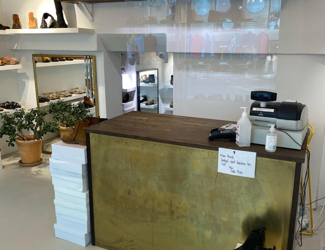 Skobutik ved Nørreport - Fiolstræde har dagligt et flow på omkr. 8000 passerende om dagen