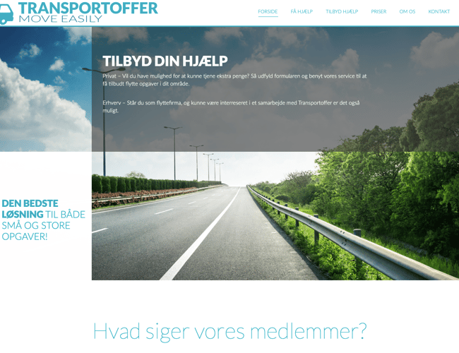 transportoffer.dk - Perfekt for dig der vil arbejde hvorhen i verden. 