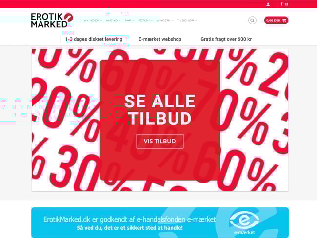 Automatiseret sexlegetøjs webshop med høj fortjeneste og god kvalitet