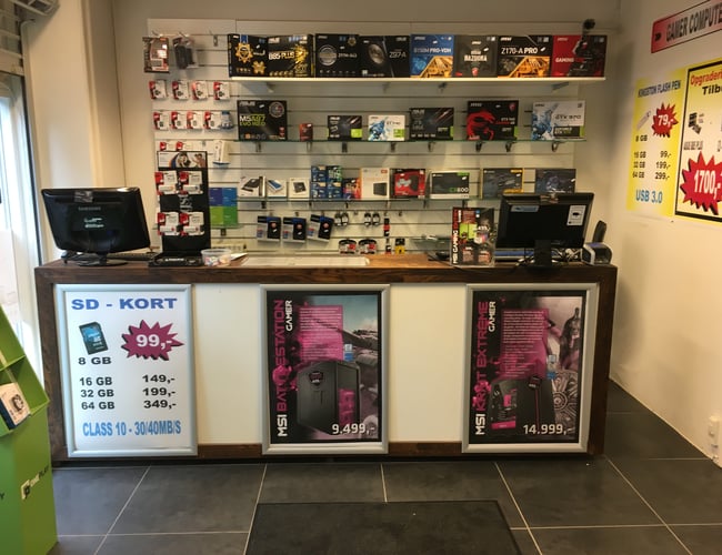 Computer forretning med PC / MAC Værksted og tilhørende Web-Shop - beliggenhed på Falkoner Alle