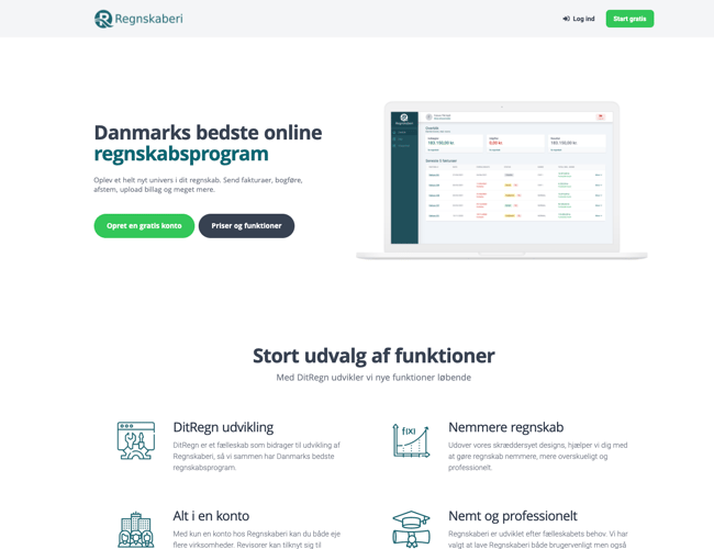 Regnskabsprogram til salg