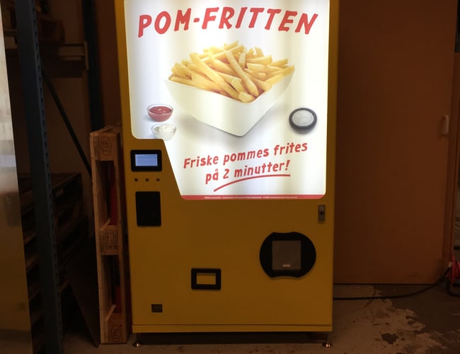 Pommes Frites Automat og Koncept