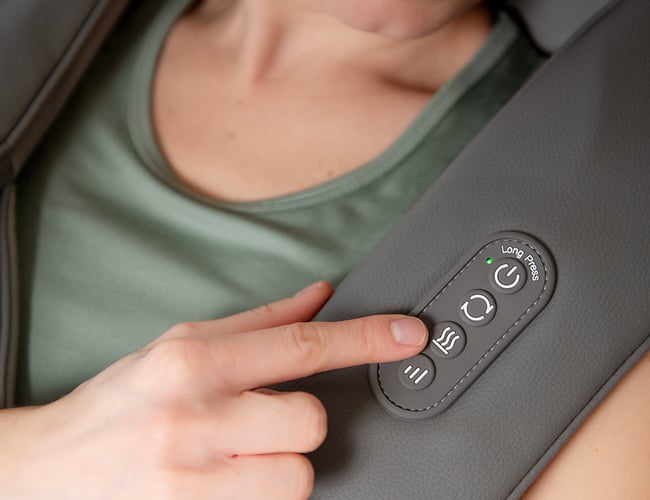 Massagepude med kraftig motor til nakke og ryg