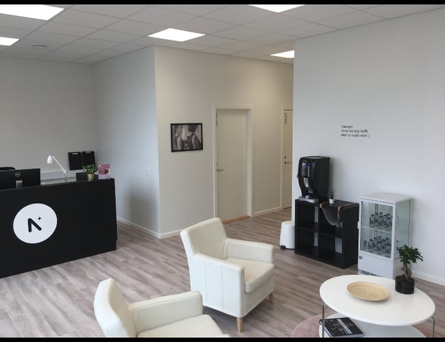 Helt ny klinik, klar til opstart. HURTIG OVERTAGELSE, BILLIG PRIS.