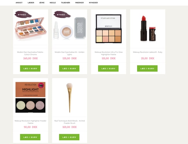 My-beauty.dk - Webshop indenfor beauty & skønhedshedsprodukter sælges!