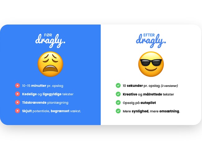 Dragly.dk - Forvandler billeder til perfekte SoMe opslag på få sekunder! 100% automatisere AI platform med indbygget Ambassadør system. Ca. 700 udviklingstimer!