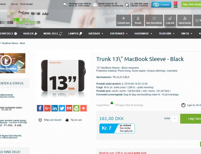 Fuldautomatisk IT-Webshop (Dropshipping) 14-16% avance