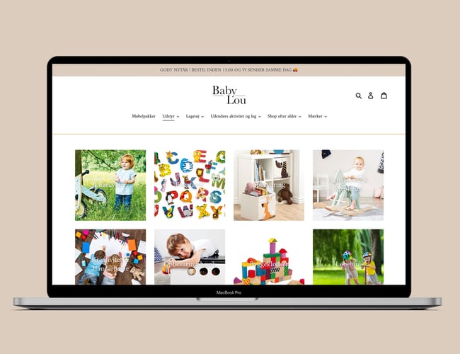 Børnelegetøj og udstyr i alderen 0-5 år - 20-40.000 kr. pr måned. Dag til dag levering