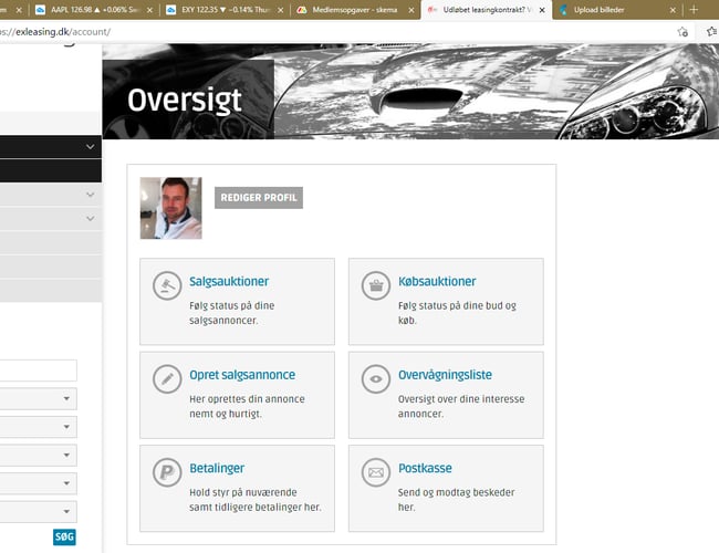 exleasing.dk bilauktion - Online bilauktion for salg af tidligere leasingbiler