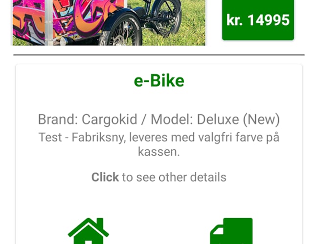 Markedsplads App til elcykler - vær med i et voksende marked.
