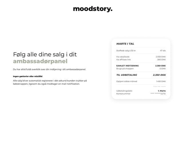 Unikt NFC plakat koncept med indbygget specialudviklet influencer platform. Der er brugt 500 (!) udviklingstimer på portalen, som er meget kompleks og 99% automatiseret. 