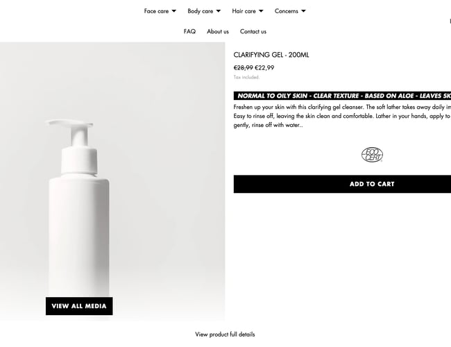 Køreklar Skincare webshop  - Bliv europas største skincare virksomhed!