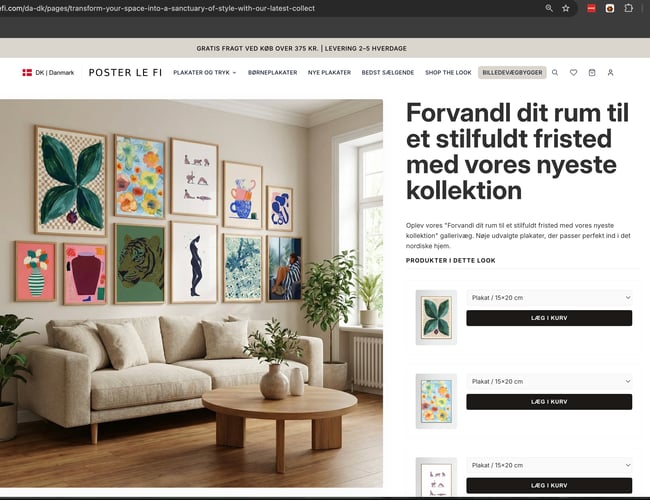 Posterlefi sælges – skalerbar plakat-webshop med print-on-demand og internationalt potentiale