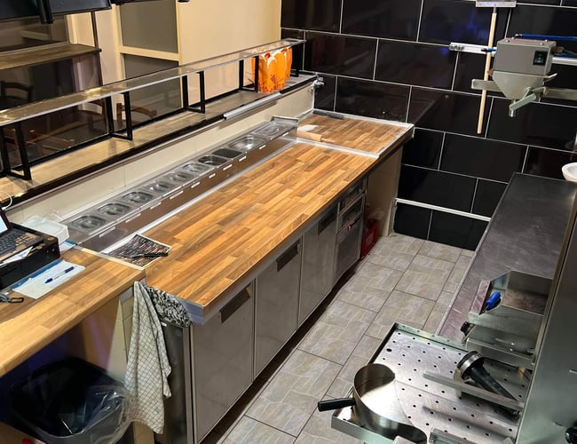 Shawarma/pizza Bar - Beliggenhed på Sønderborgs store gågade.