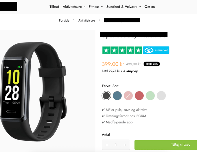 Webshop med 50.000 ordrer og 17 mio. kr. i omsætning indenfor sport & sundhed