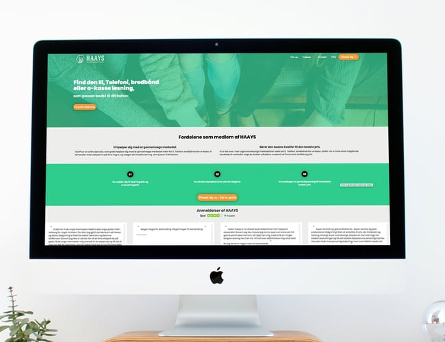 Affiliate website  - Omsætning: +470.000 kr - solgt løsninger til i alt 3.510 kunder 