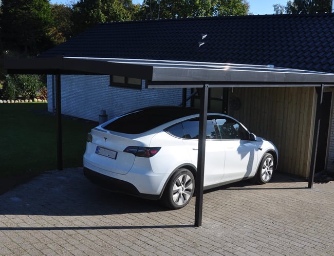Carporte med solceller - Generationsskifte