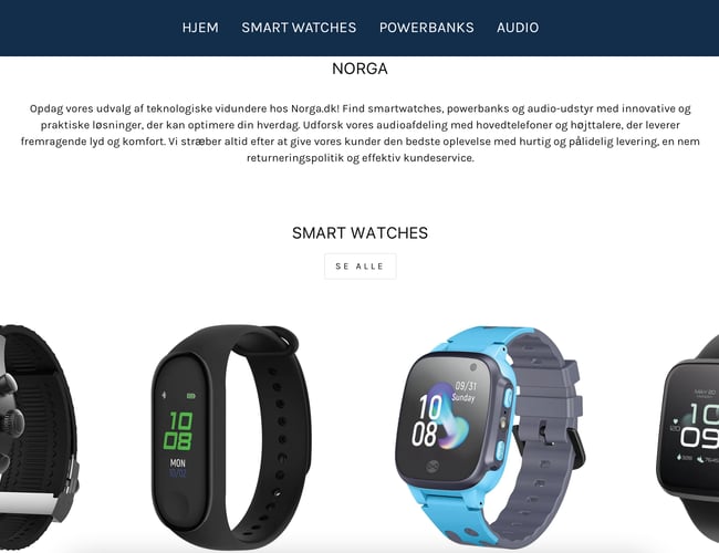 Dropshipping salg af smart-udstyr + audio