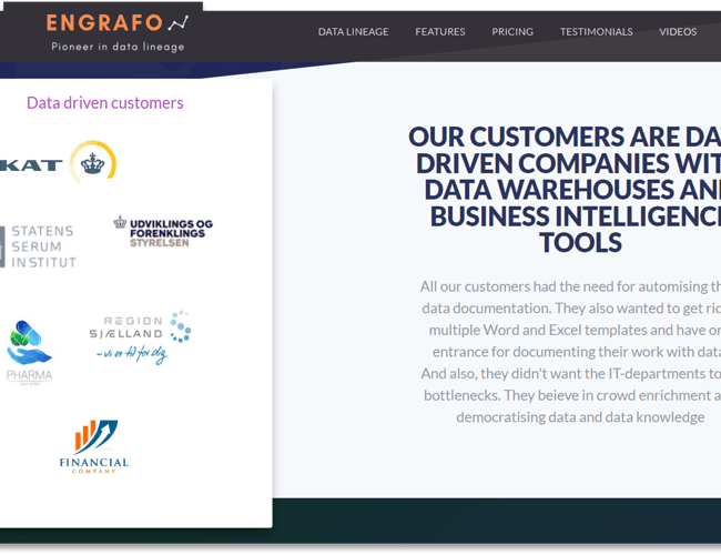 SaaS virksomhed inden for Data Discovery, Data Lineage og Data Dokumentation sælges til Partner/Konsulenthus