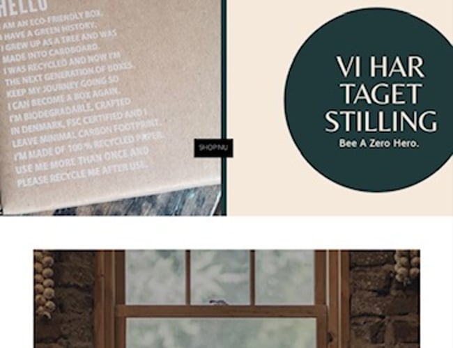 Bæredygtig, zerowaste og vegansk webshop sælges.