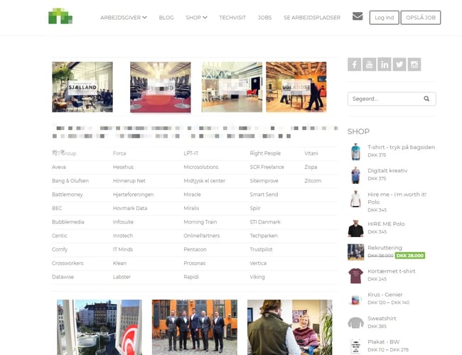 Job- og rekrutterings platform med dropshipping og digitale varer