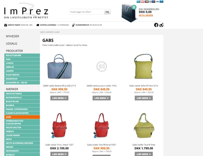 Imprez.dk - Interiør og livsstils webshop med avancer på 30-50%.