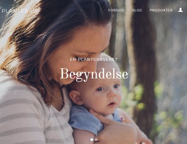 Niche webshop med plantebaserede fødevarer til gravide & småbørn  - Plantebaby.dk