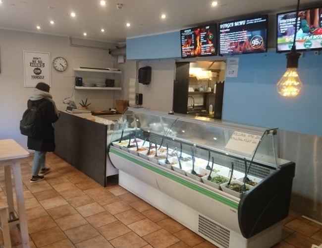 Burgers´n Salads - Frederiksbergs bedste placering - Til afståelse