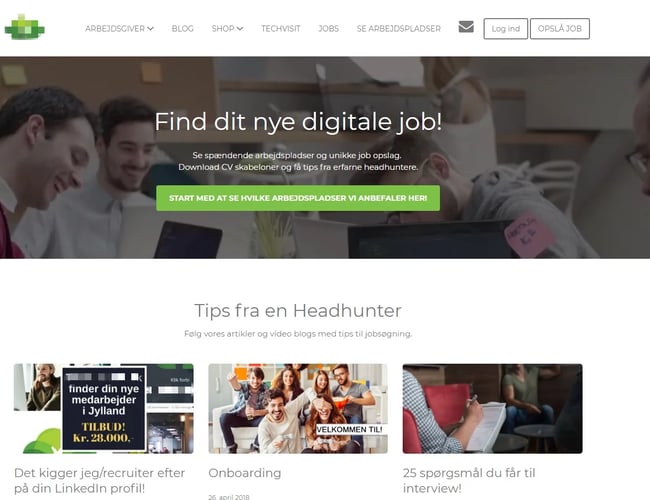 Job- og rekrutterings platform med dropshipping og digitale varer