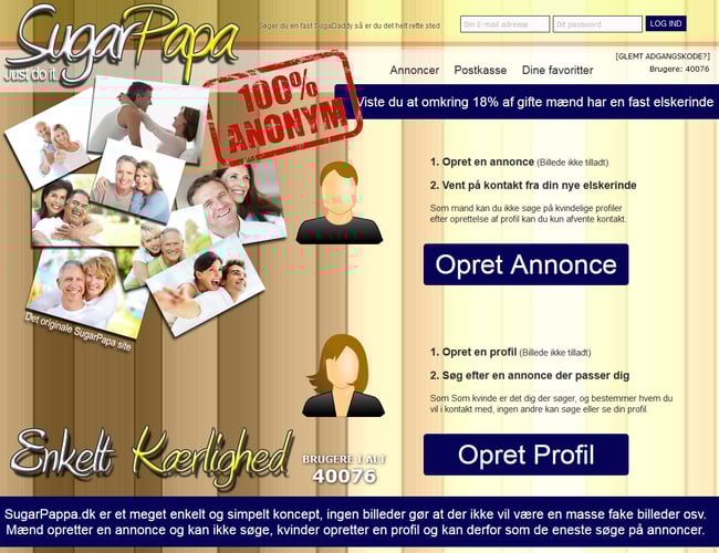 Dansk Sugar Dating Site -  Årlig omssætning på 110.000 kroner November 2018