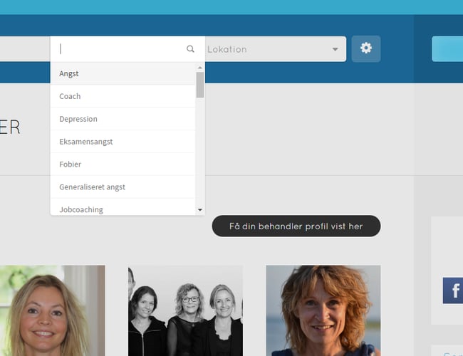 Psykolog/terapeut markedsføringsplatform der er færdigudviklet med stort potentiale! Søger både opkøber eller partner
