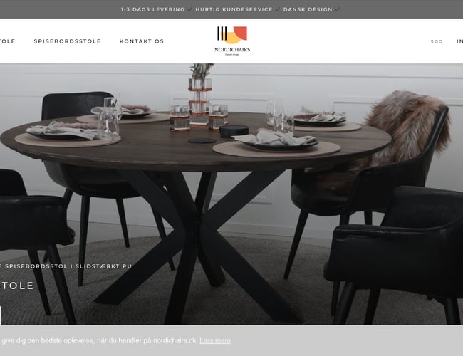 NORDICHAIRS.DK - Dropshipping af designer stole med dansk leverendør!