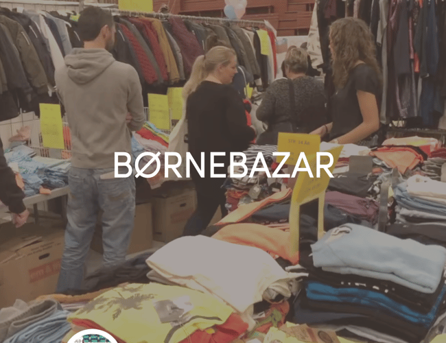 BØRNEBAZAR - danmarks største børnelagersalg med god omsætning og kendte hovedsponsorer